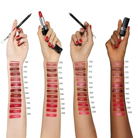 dior lip liner swatches.